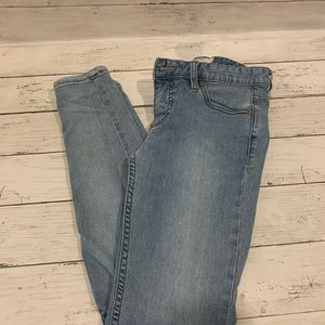 Free people jeans size 25 light blue